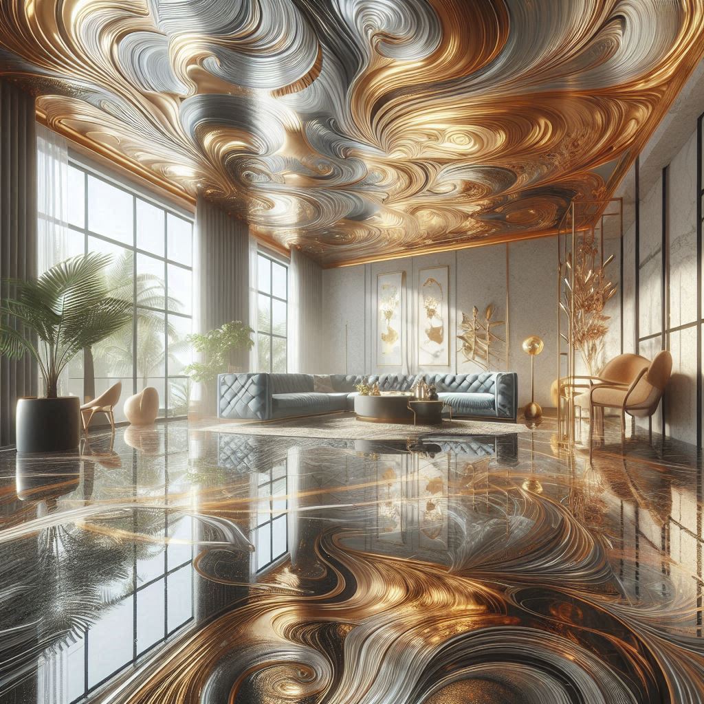 Metallic Epoxy Floor Ideas