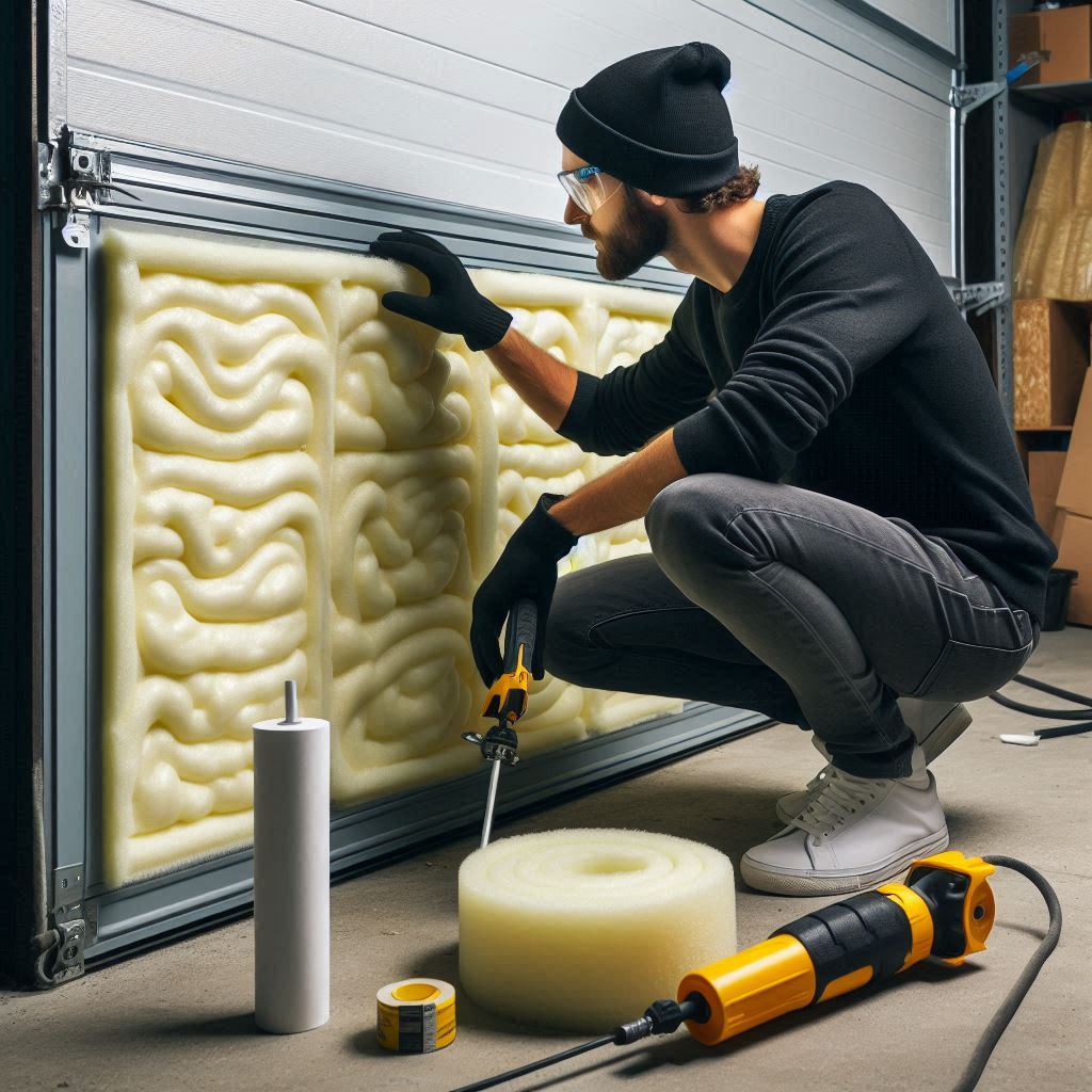 how to insulate a garage door1